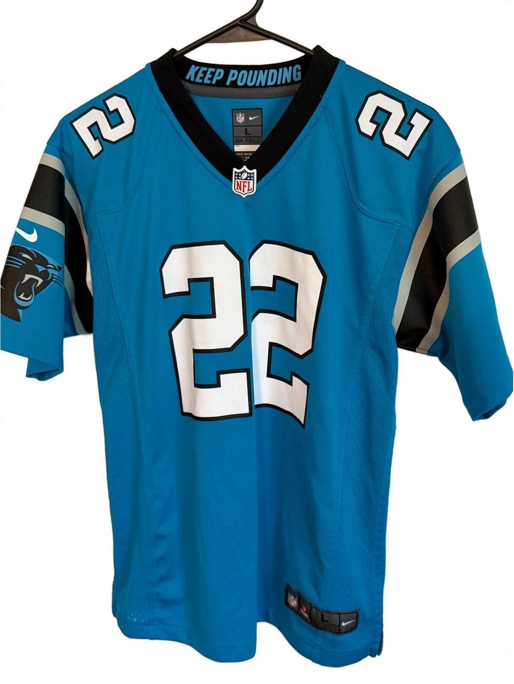 Nike Youth Carolina Panthers Christian McCaffrey #22 NFL Jersey Large